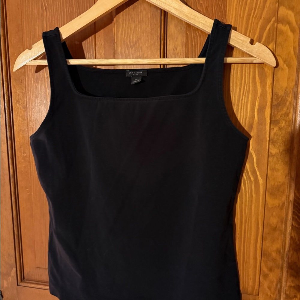 Ann Taylor Classic Black Tank Top